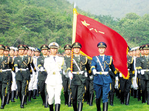 中国三军仪仗队精彩瞬间，中国三军仪仗队精彩瞬间回顾