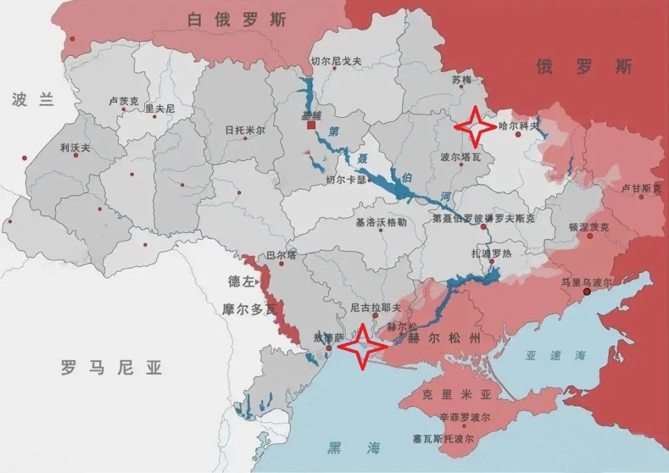 俄罗斯与乌克兰最新局势地图详解，俄罗斯与乌克兰局势最新地图解析