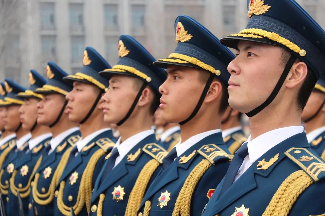 三军仪仗队图片霸气卡通动漫，荣耀与力量的象征，三军仪仗队图片霸气动漫化，荣耀与力量的标志