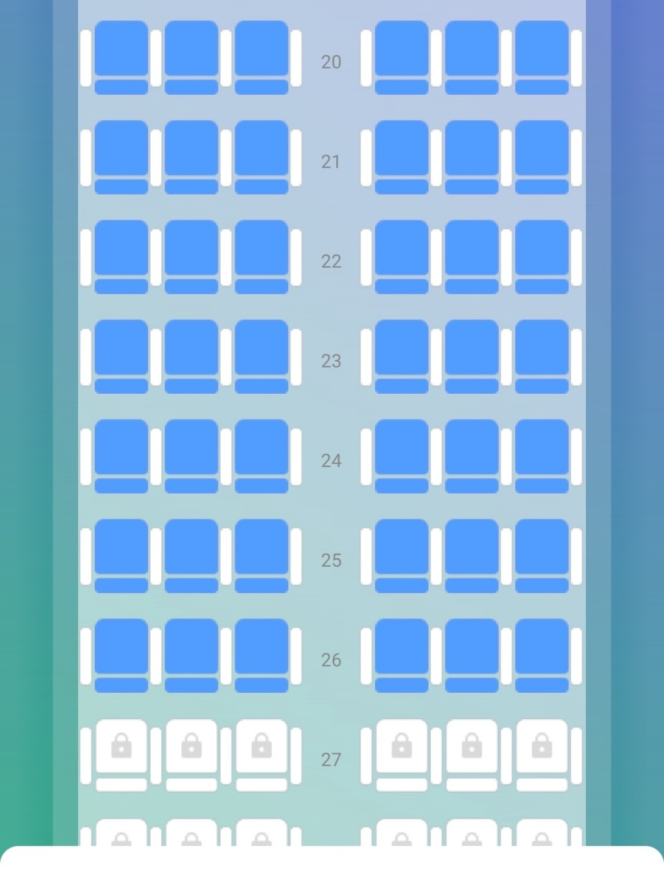 波音737座位图详解，波音737座位布局详解图