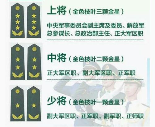 中国的军衔等级制度概述，中国军衔等级制度概览