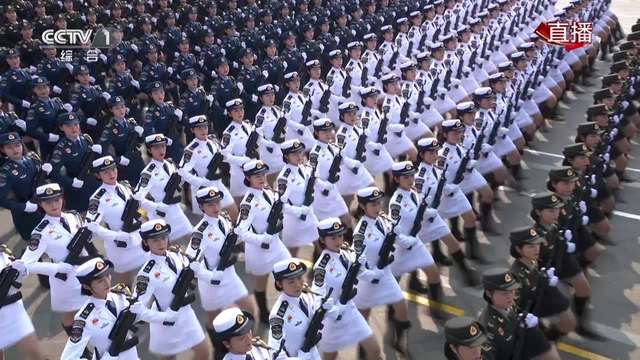 国庆女兵方队视频，展现新时代巾帼英雄的风采，国庆女兵方队视频，新时代巾帼英雄风采展现