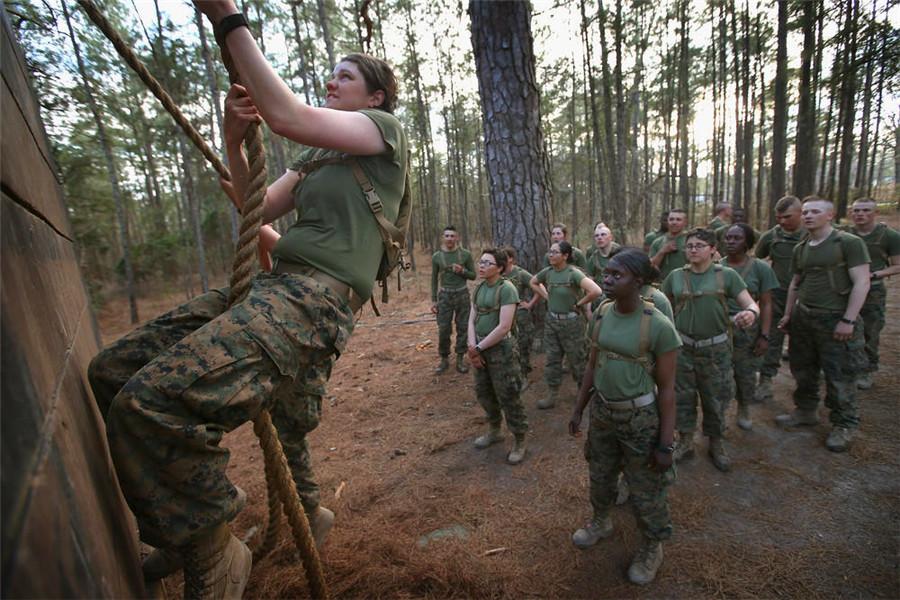 中国女兵照片训练，展现坚韧与力量，中国女兵训练照展现坚韧力量风采