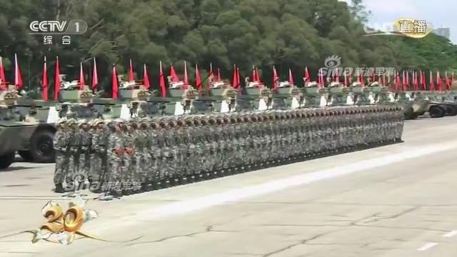 2019驻港部队阅兵完整视频，展现国家力量与荣耀，国家力量与荣耀，驻港部队阅兵完整视频展现风采