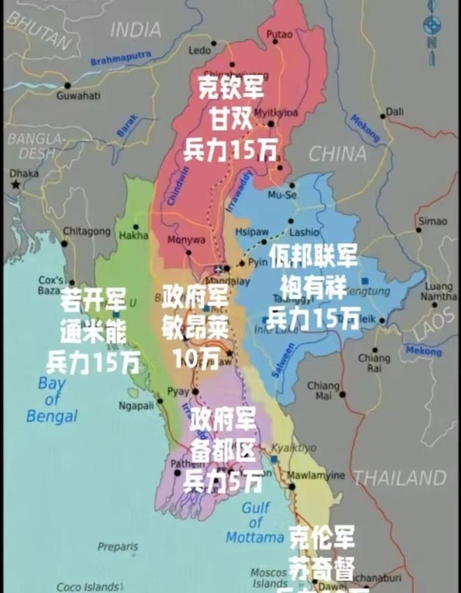 缅北武装实力排名