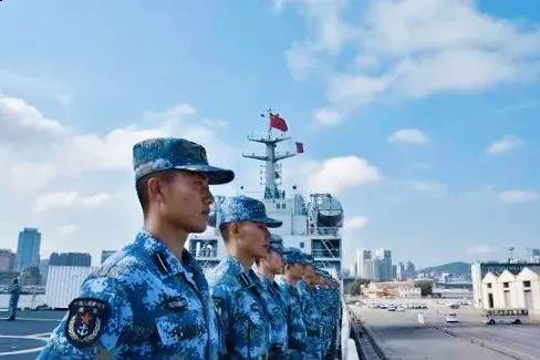 中国海军2020，迈向深蓝，展现大国力量，中国海军2020，迈向深蓝，彰显大国力量