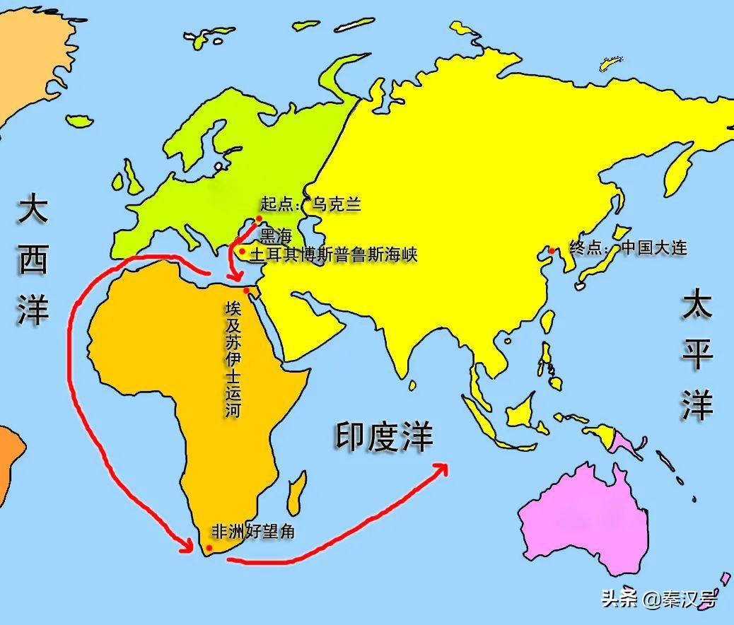 瓦良格号艰难回国路，穿越苏伊士运河的历程，瓦良格号穿越苏伊士运河的艰难回国历程