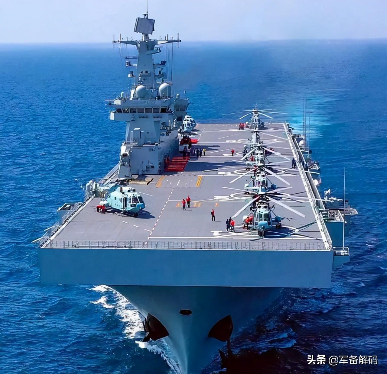 广西舰，新时代的海洋力量——中国海军首艘075型两栖攻击舰二号舰的崛起，广西舰崛起，新时代海洋力量的代表——中国海军首艘两栖攻击舰二号舰震撼登场