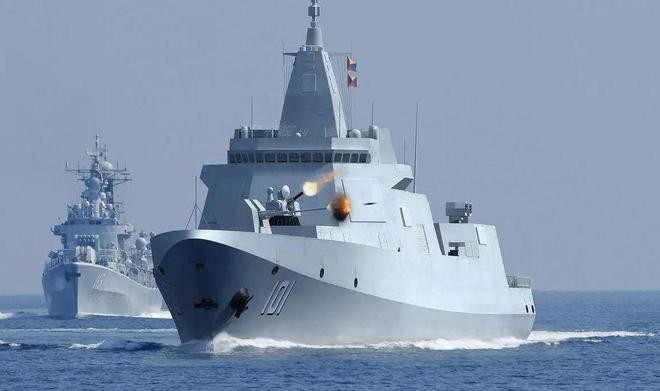 揭秘中国海军新宠，052B级驱逐舰的排水量，揭秘，中国海军新宠052B级驱逐舰排水量揭晓