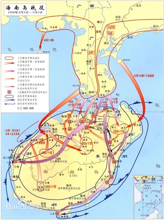 海南岛战役，联合岛屿作战的经典范例，海南岛战役，联合岛屿作战典范