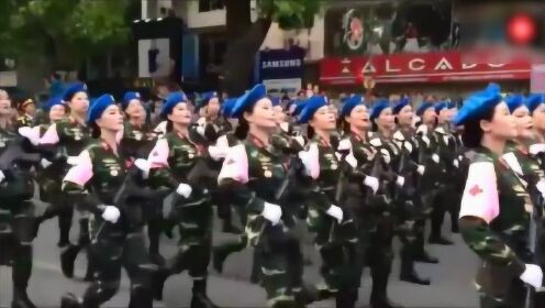 越南女兵阅兵视频，展现力量与荣耀的瞬间，越南女兵阅兵，力量与荣耀的展现瞬间