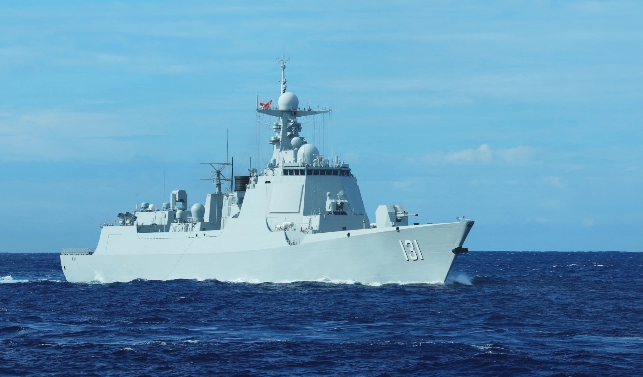 中国海军现代化力量的象征，太原舰与新型驱逐舰第131舰的简介及图片展示，中国海军现代化力量象征，太原舰与第131舰简介及图片展示