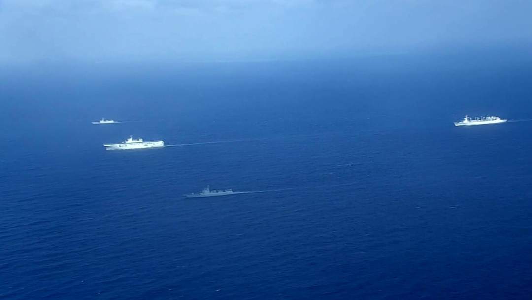 海南舰远海首秀，展现中国海军力量的崭新篇章，海南舰远海首秀，中国海军力量的全新篇章亮相