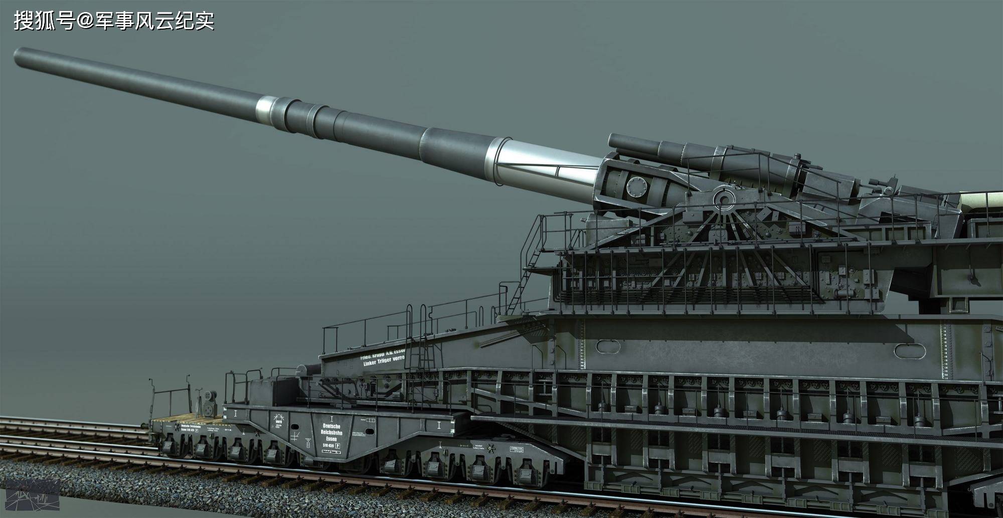 古斯塔夫巨炮结构图，揭示巨炮的构造与威力，古斯塔夫巨炮揭秘，构造图展示巨炮威力与结构