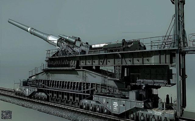 古斯塔夫巨炮与苏联基地的毁灭,历史的不幸瞬间,古斯塔夫巨炮与苏联基地的毁灭,历史悲剧的瞬间