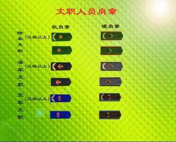 中国的军衔等级肩章，荣誉与责任的象征，中国军衔等级肩章，荣誉与责任的标志