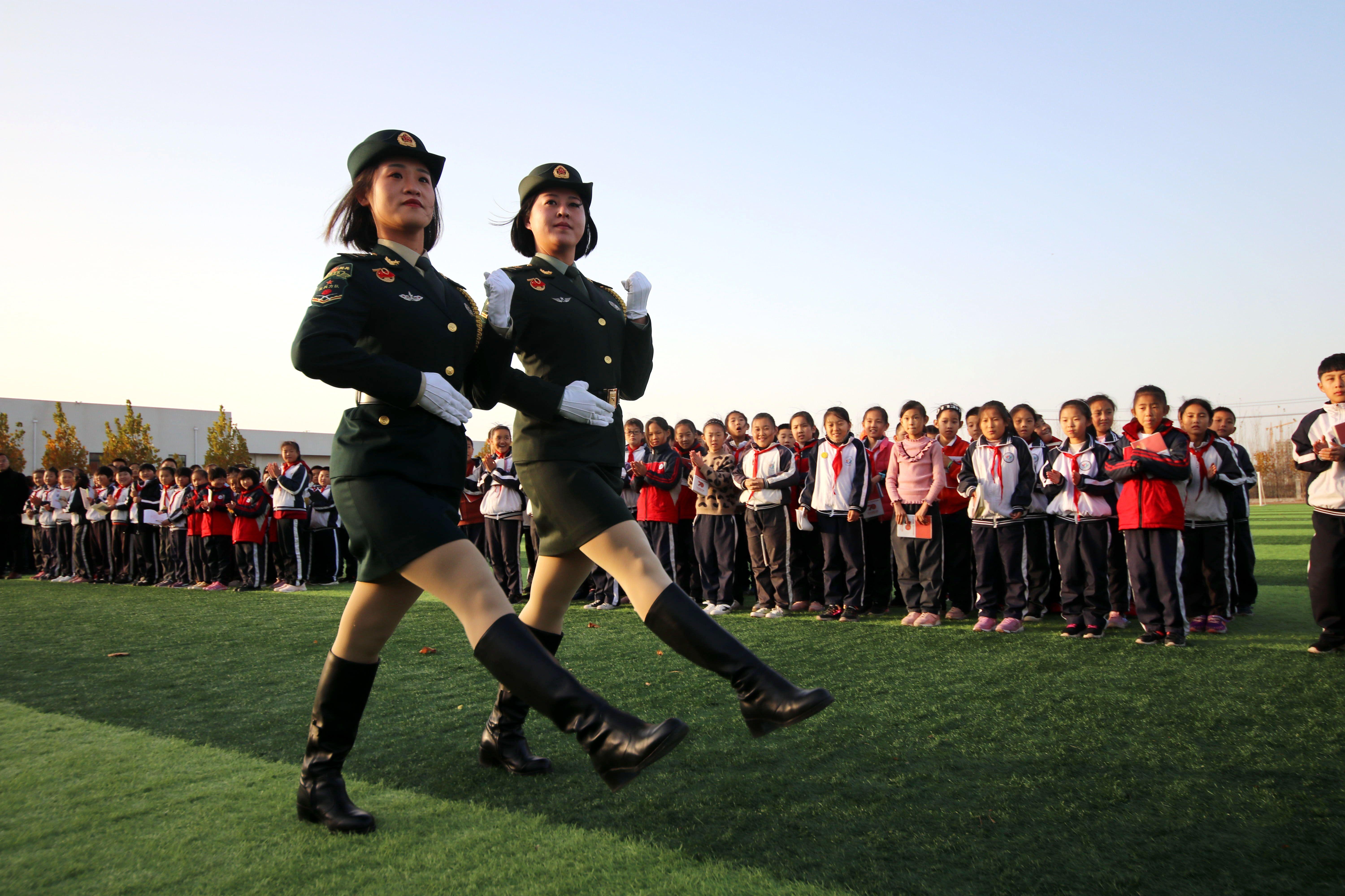 中国女兵方队阅兵仪式,荣耀与力量的展现,中国女兵方队阅兵仪式,荣耀与力量的璀璨展现