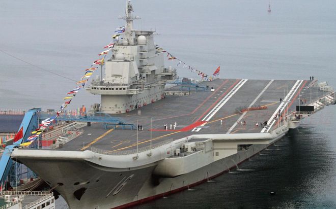 中国海军70周年庆典,国旗与军威的展现,中国海军70周年庆典,国旗飘扬,军威彰显