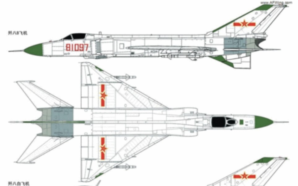 歼八战斗机尺寸详解，歼八战斗机尺寸全面解析