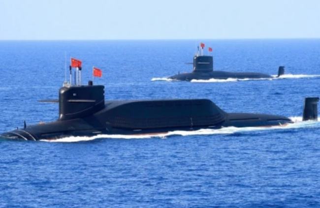 解放军核潜艇穿越台海,彰显国家意志与实力,解放军核潜艇穿越台海,国家意志与实力的坚定彰显