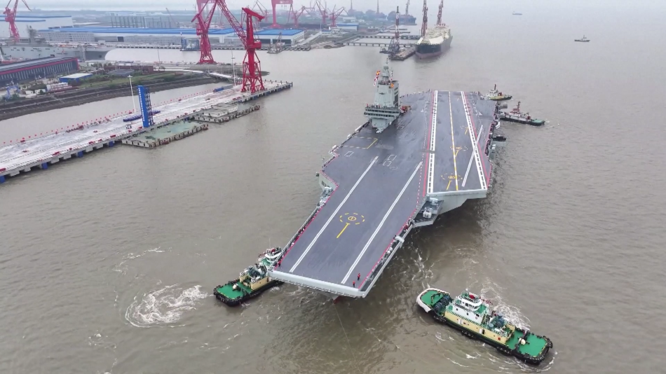 福建舰——我国三艘航空母舰的骄傲,福建舰——中国三艘航空母舰之骄傲