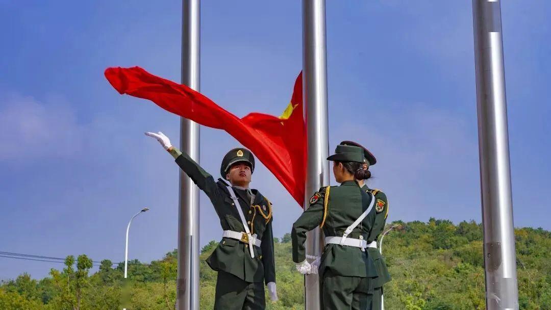 国旗护卫队图片大全，荣耀与责任的象征，国旗护卫队图片集锦，荣耀与责任的象征