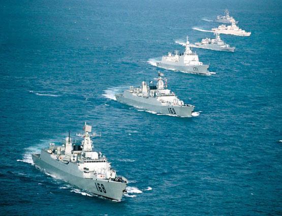 中国海军，展现强大的实力与影响力，中国海军实力与影响力展现