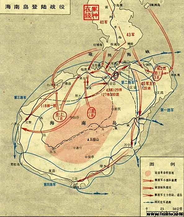 海南岛战役详解，历史背景下的英勇壮举，海南岛战役详解，历史背景下的英勇壮举